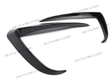 Carbon Fiber ABS Front Fog Light Trim Cover Eyebrow Covers Fit Tesla Model Y 2020 2021 2022 te12