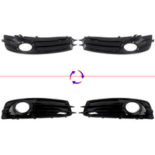 2pcs Front Bumper Fog Light Grille Fog Lamp Cover For Audi A3 8P S-Line 2009-2012
