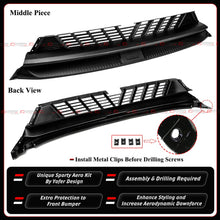 For 2025-2026 Tesla Model Y Juniper Matte Black Front Bumper Lip Kit By Yofer