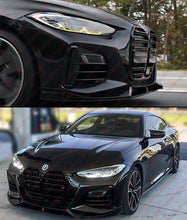 For 2021-2025 BMW G22 G23 430i M440i AC Style Glossy Black Front Bumper Lip Splitter