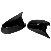Gloss Black Side Mirror Cover Caps Replacement For BMW 5 Series F10 F11 2011-2013 Pre-LCI