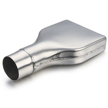 Stainless Steel Square Exhaust Tip 2.25" inlet 6" x 1.8"Outlet 10" Long Camaro