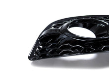 Black Fog Light Cover Lower Grille For AUDI Q5 8R 2009-2012 NON-S-Line