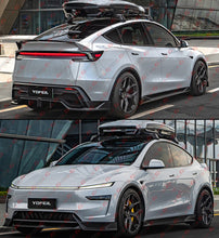 For 2025-2026 Tesla Model Y Juniper Yofer Design Gloss Black Side Skirt Extension