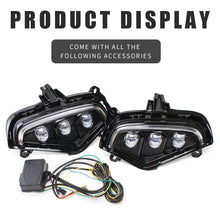 LED DRL Daytime Running Light For Toyota RAV4 2019-2024 Fog Lamp w/ Turn Signal