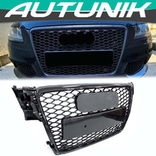 Honeycomb Black Front Grill For AUDI A4 B8 S4 2009-2011 2012 fg88