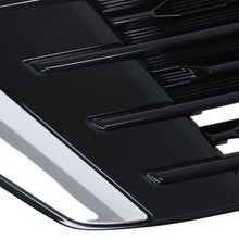 Chrome/Black Front Bumper Upper Grille For 2024-2025 Nissan Sentra S SV 62310-6LY0A