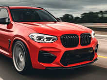 3x Gloss Black Front Bumper Lip Lower Spoiler Splitter For BMW F98 F97 X3M X4M 2019-2021