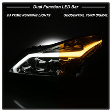 Chrome Headlights w/LED Sequential Signal Switchback DRL For 2010-2013 Infiniti G37 G25 G40 Sedan