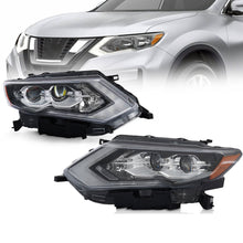 Pair LED Headlights Assembly Lamps For 2017-2020 Nissan Rogue SL SL Hybrid