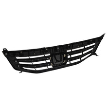 For 2011 2012 Honda Accord Gloss Black Front Bumper Upper Grille Mesh Grill