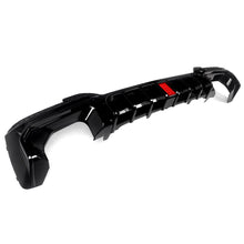Gloss Black Rear Bumper Diffuser Lip W/LED Light For BMW X3 M40i G01 LCI 2022-2024