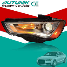 LH Driver Left Side Headlight For Audi A3 2015-2016 HID Xenon Non-AFS Projector Lamp