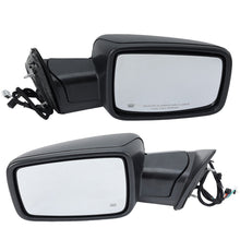 Left+Right Textured Black Power Heated Mirror Assembly For Dodge Ram 1500 2500 3500 2013-2018