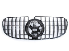 Chrome+Black Front Bumper GT Grille for 2020–2024 Mercedes-Benz X167 GLS450 GLS580 GLS400 GLS350