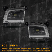 LED Fog Lights Lamps with DRL For 2019-2022 Chevy Silverado 1500 2500HD 3500HD