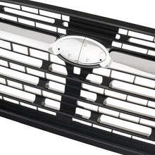 Black With Chrome Trim Front Upper Grille For 2023 2024 Subaru Ascent
