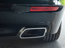 Black/Chrome Exhaust Tips For BMW F10 F11 550i 550d M Sport 2010-2016