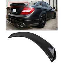 Real Carbon Fiber Highkick Trunk Spoiler Wing For Mercedes Benz W204 2-door Coupe 2012-2014