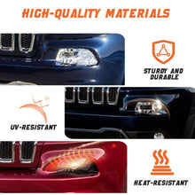 Pair HID Xenon Projector Headlight Headlamp LH+RH For 2014-2018 JEEP Cherokee