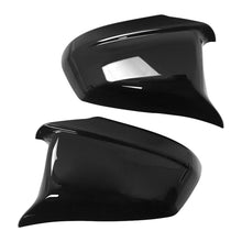 Gloss Black Door Rearview Mirror Cover Caps For BMW F10 F11 5 Series 2011-2013