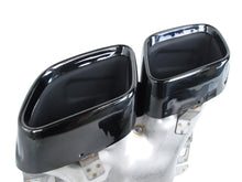 C63 Look Gloss Black Diffuser & Exhaust Tips For 2022-2025 Mercedes C-Class W206 C200 C300 C43 Sedan AMG Bumper