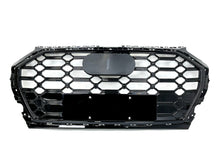 Honeycomb Black Front Grille for AUDI Q5 SQ5 2021 2022 2024
