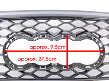 Gloss Black Honeycomb Front Mesh Grille for Audi Q5 2013–2017