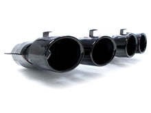Gloss Black Rear Diffuser + Black Exhaust Tips For Mercedes W205 C250 C300 C450 C43 AMG Sedan 2015-2021