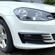 Fog Light Bumper Vent Trim For VW Golf 7 MK7 TSI TDI 2013–2016 Gloss Black