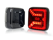 Smoke Rear LED Tail Lights For Jeep Wrangler JL JLU 2018-2025 Running Brake Lamp