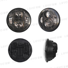 5.75 INCH Black LED Headlights Assembly for Harley Dyna Sportster 1200