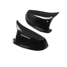 Gloss Black Door Rearview Mirror Cover Caps For BMW F10 F11 5 Series 2011-2013