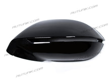 Gloss Black Side Mirror Covers Caps For AUDI A7 C7 S7 RS7 2012-2018 w/ lane assist mc130