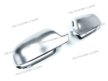 Matt Chrome Side Mirror Cover Caps Replace for AUDI A4 B8.5 S4 A5 8T S5 RS5 2013-2016 With Lane Assist mc14