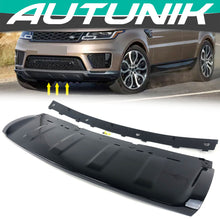 Gloss Black Front Bumper Skid Plate Trim For Land Rover Range Rover Sport 2018-2022