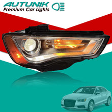 Passenger RH Right Side Headlight For Audi A3 2015-2016 HID Xenon Non-AFS Projector Lamp