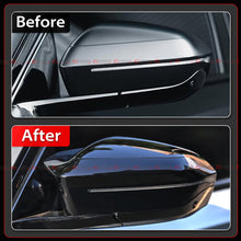 Gloss Black Side Mirror Covers Cap Replacement For 2023–2025 BMW G60 G70 G90 i5 i7 M5