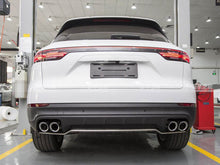 Silver Black Exhaust Muffler Tips For Porsche Cayenne Base 2019-2024