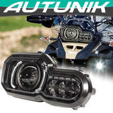 For F650GS/F700GS/F800GS/F800GS LED Headlight Assembly with Angel Eye DRL DOT