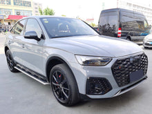 Gloss Black Honeycomb Front Fog Light Grille Cover For AUDI Q5 SQ5 2021-2025