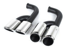 Chrome Exhaust Tips Muffler for Porsche Cayenne 2011-2014 Long Pipes