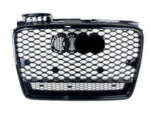 Glossy Black Honeycomb Front Grill for Audi A4 B7 Non-Sline 2006-2008 fg305