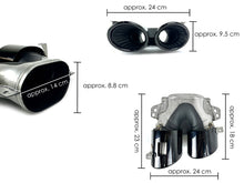 Gloss Black Rear Diffuser w/ Exhaust Tips For Mercedes CLA C118 CLA250 CLA35 CLA45 AMG 2020-2025