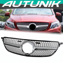Chrome Diamond Front Grill For 2016-2019 Mercedes W166 GLE SUV