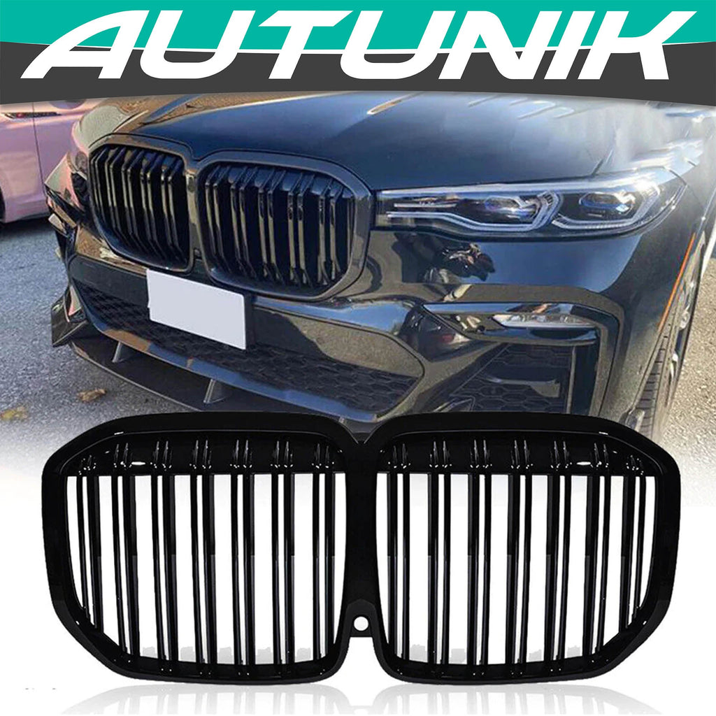 Black Front Grill - For BMW X7 G07 2019-2023 - Autunik.com