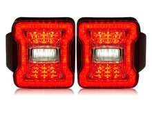 L+R Clear Lens LED Tail Lights Rear Brake Turn Signal Lamp for Jeep Wrangler JL 2018-2023 2024