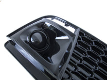 Honeycomb Grille + Fog Light Cover for Audi B9 Q5 Sline SQ5 2018-2020