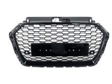 RS3 Style Front Grille for Audi A3/S3 8V 2017-2020 – Gloss Black Honeycomb