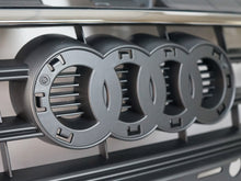 Dark Grey Front Bumper Grille w/ Chrome Frame For Audi A3 S3 8V 2014–2016